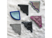 Stickserie ITH - Buchecken Blanko